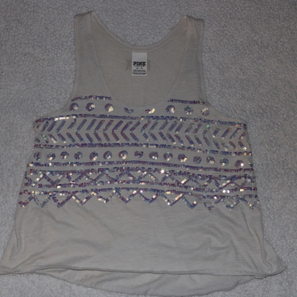 PINK flowy tank top